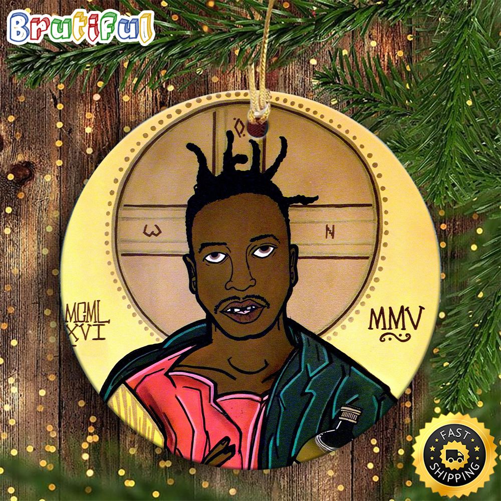 Old Dirty Bastard Wu tang Member Old School Hip Hop Wu Tang Christmas Ornament