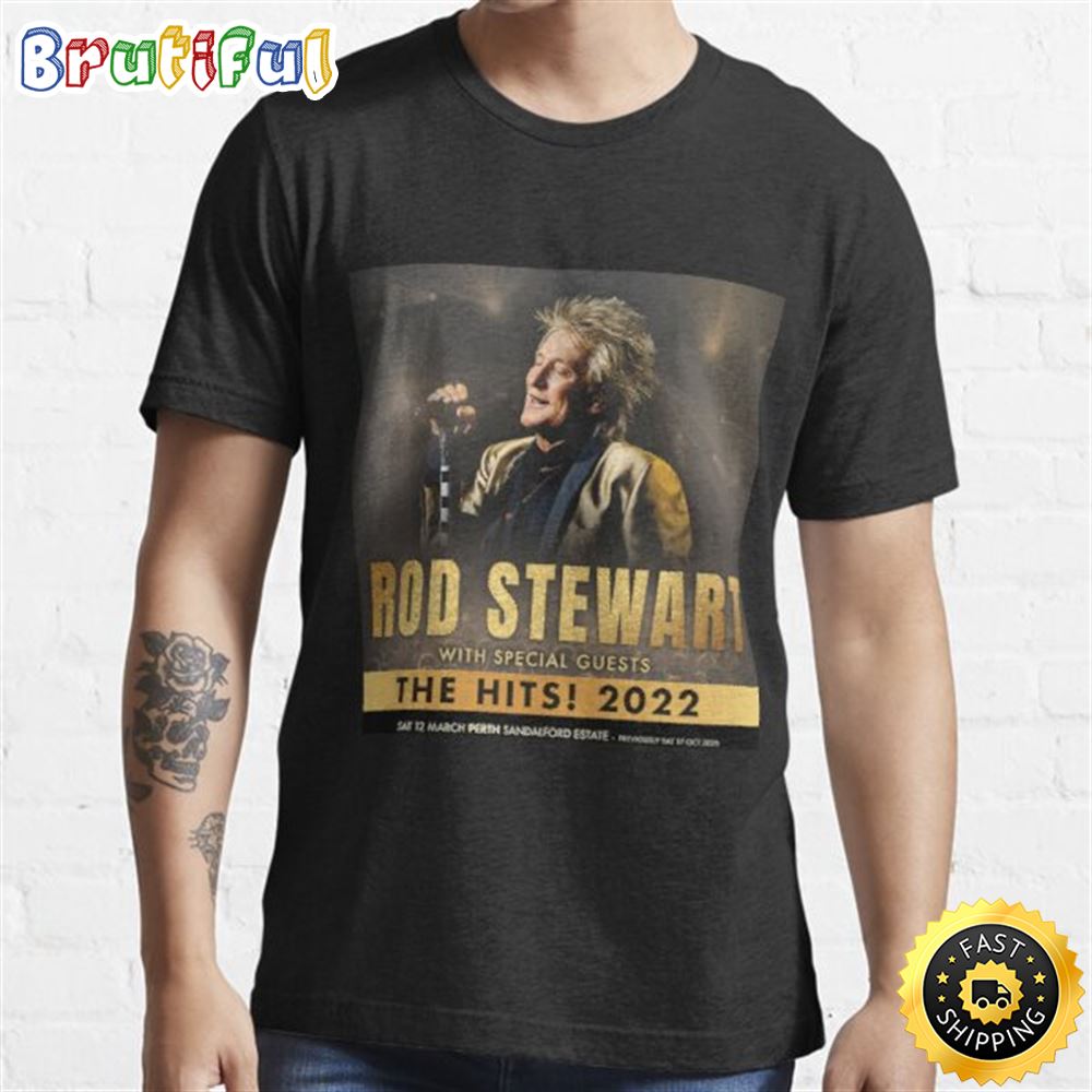 Rod Stewart 2022 North American Tour Music T shirt