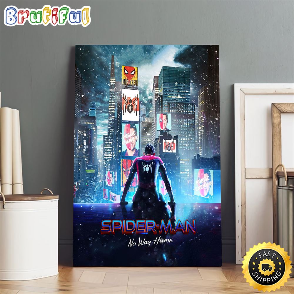 Spider Man No Way Home Poster Canvas