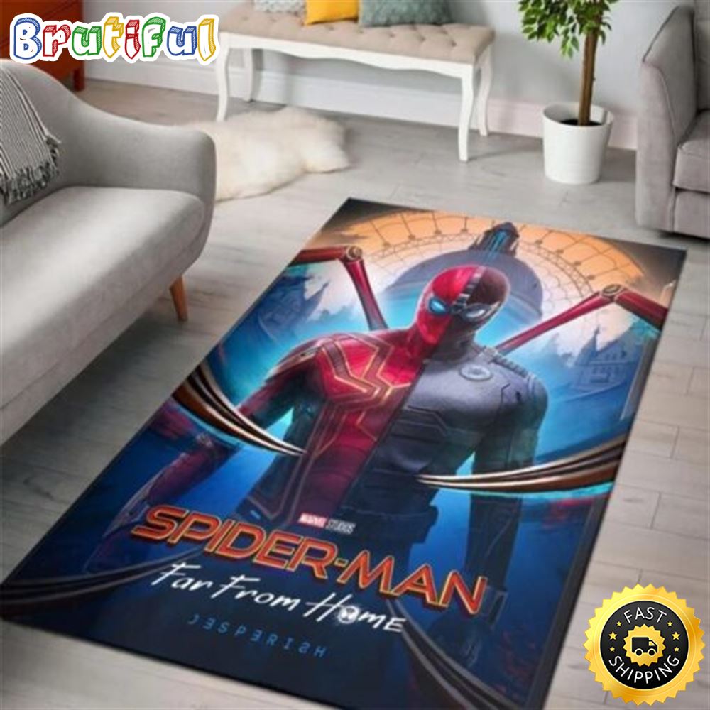 Spider Man Far From Home Marvel Movie Marvel Christmas Rug