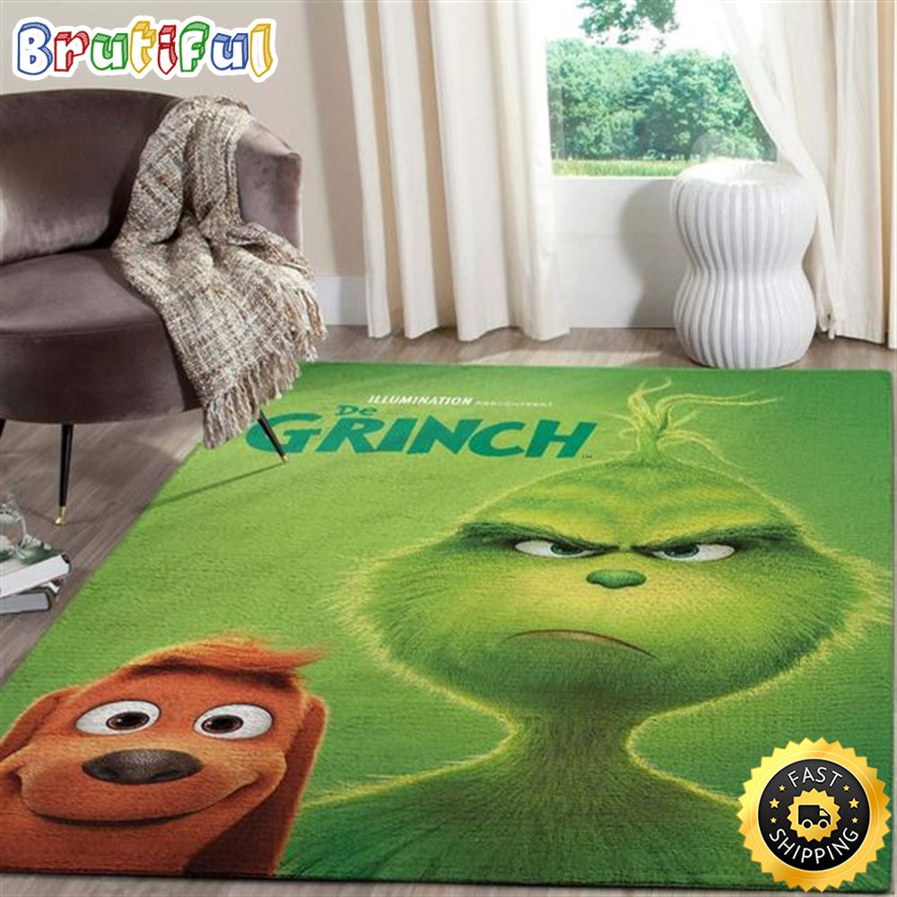 The Grinch Living Room Carpet Christmas Gift Decor Grinch Christmas Rug