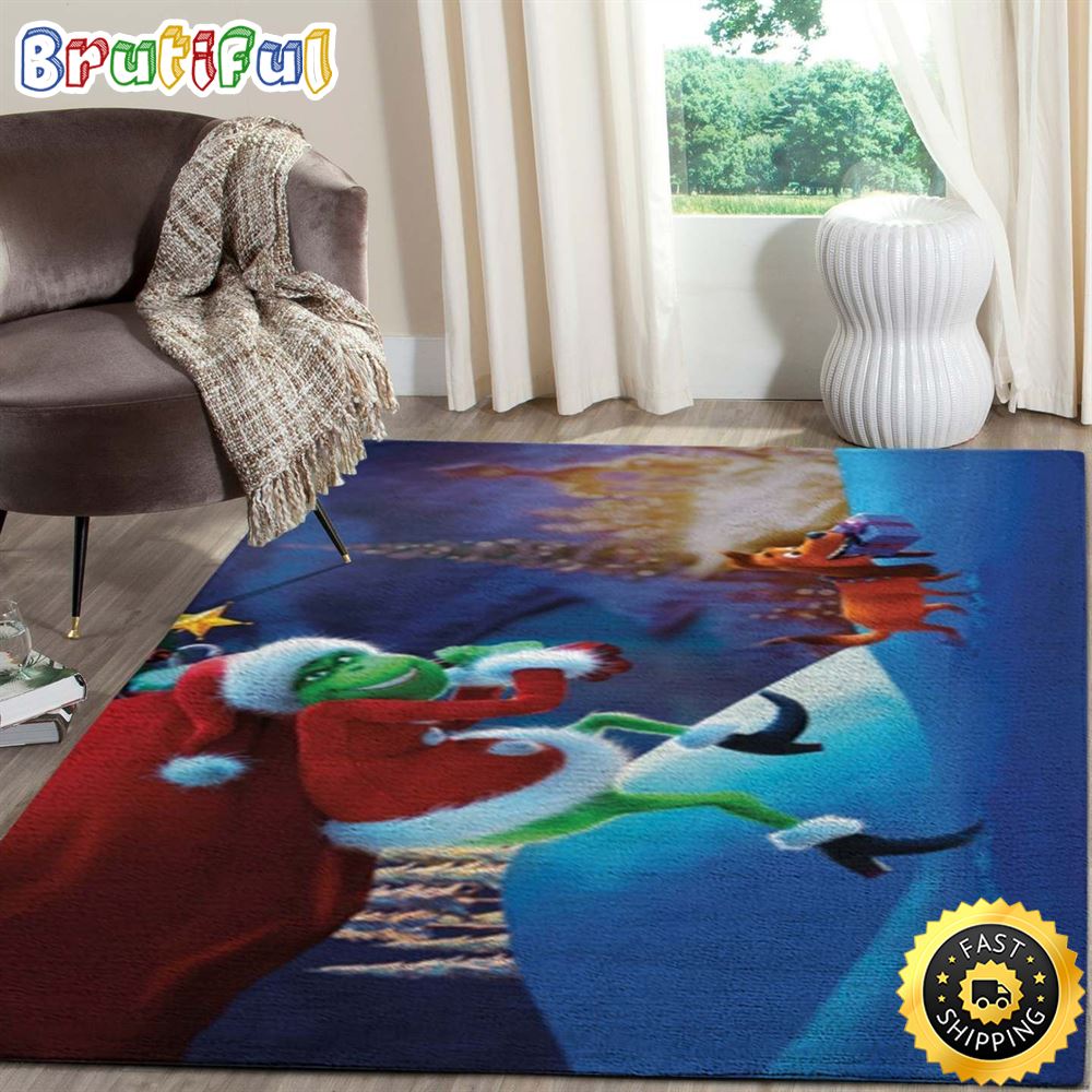 The Grinch Xmas 2022 Grinch Area Rugs Living Room Carpet