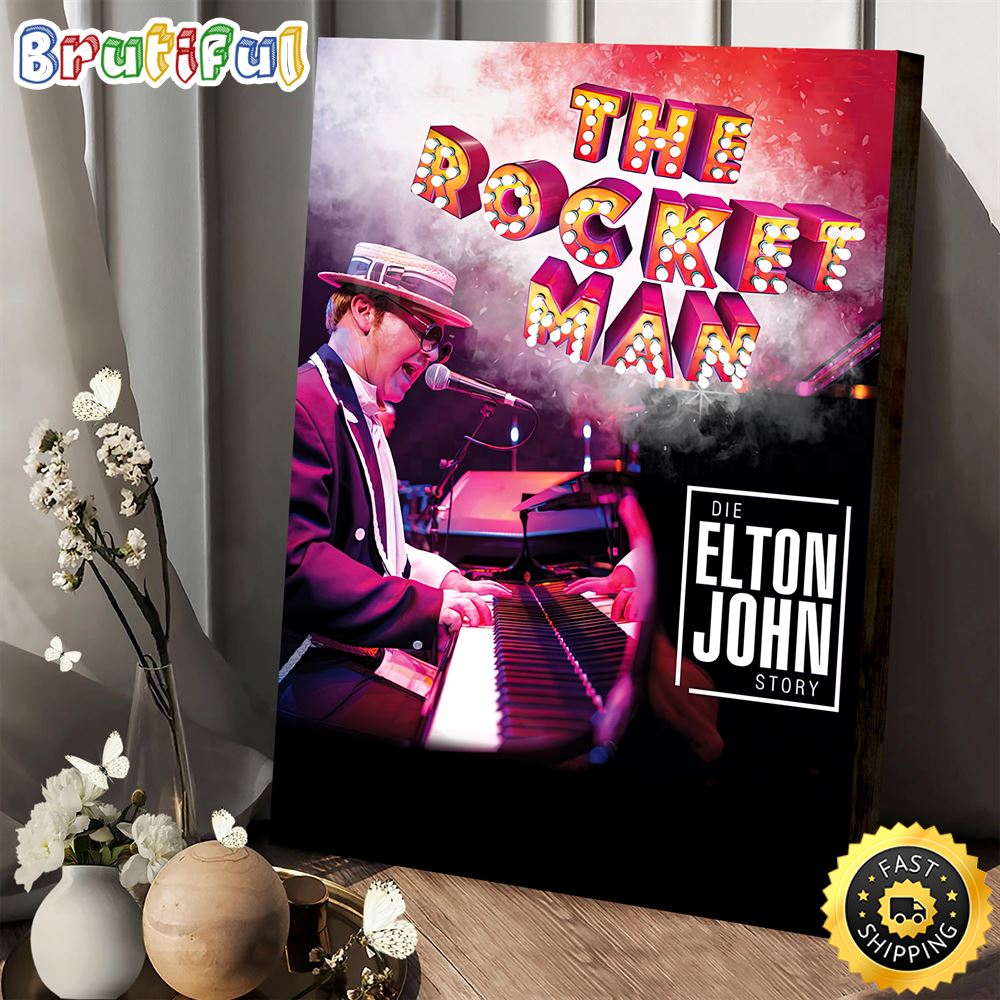 The Rocket Man A Tribute To Sir Elton John Tour 2023 Poster Canvas