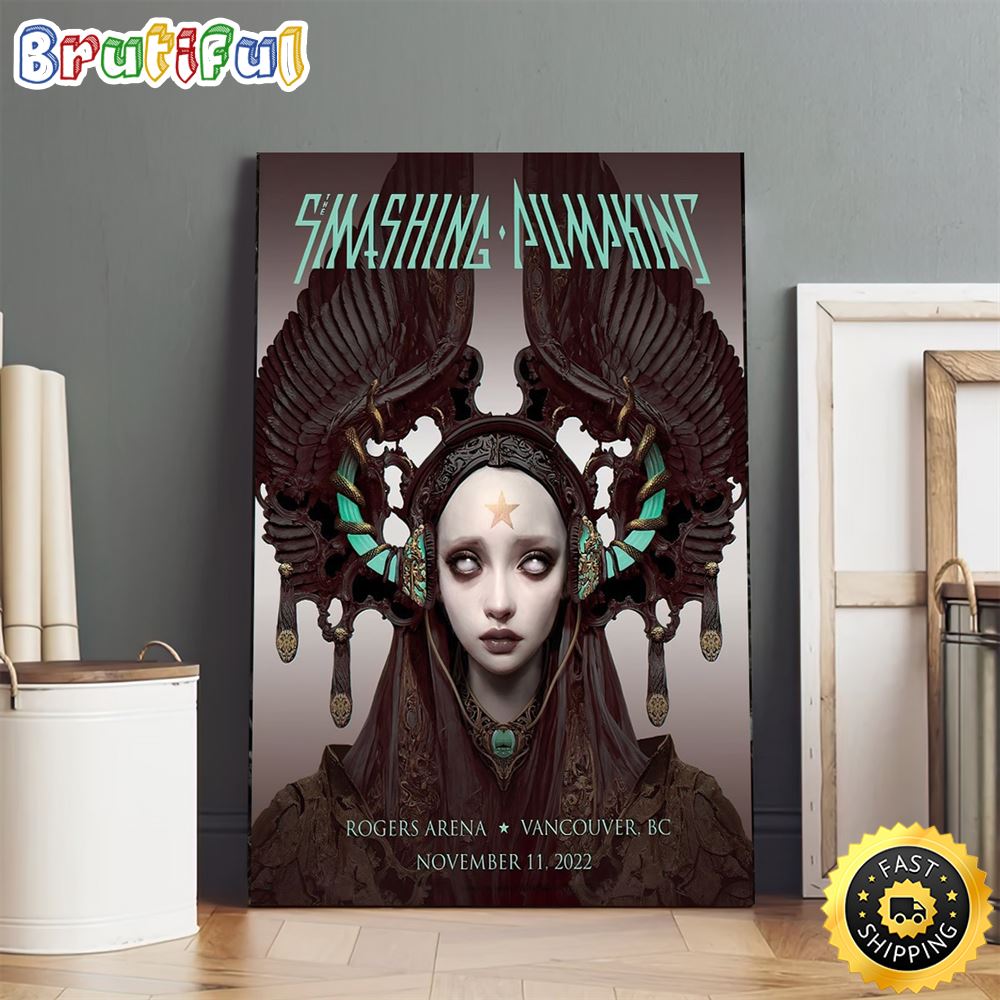 The Smashing Pumpkins Tour 2022 November 11 Vancouver Poster Canvas