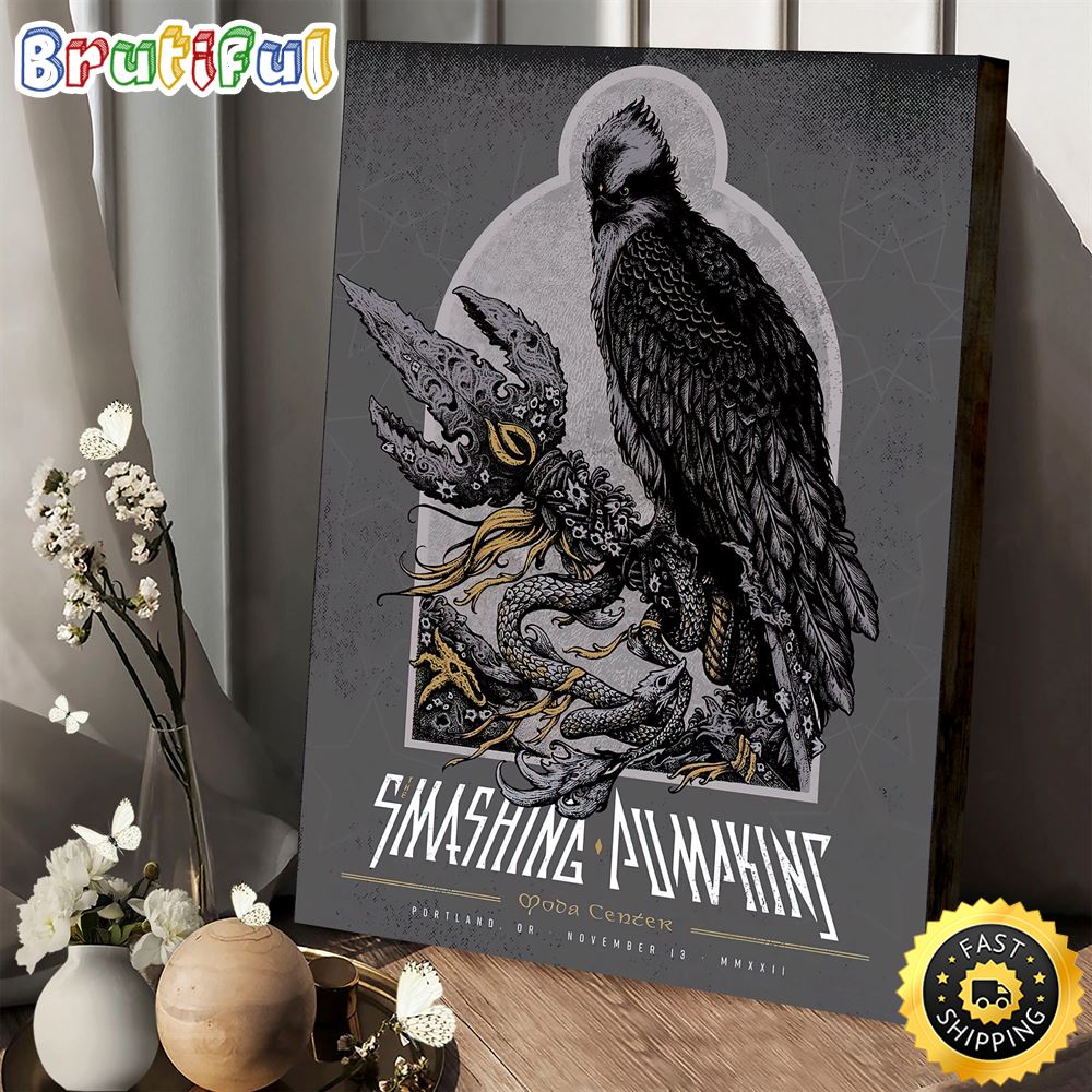 The Smashingpumpkins Tour 2022 November 13th Portland Poster Canvas
