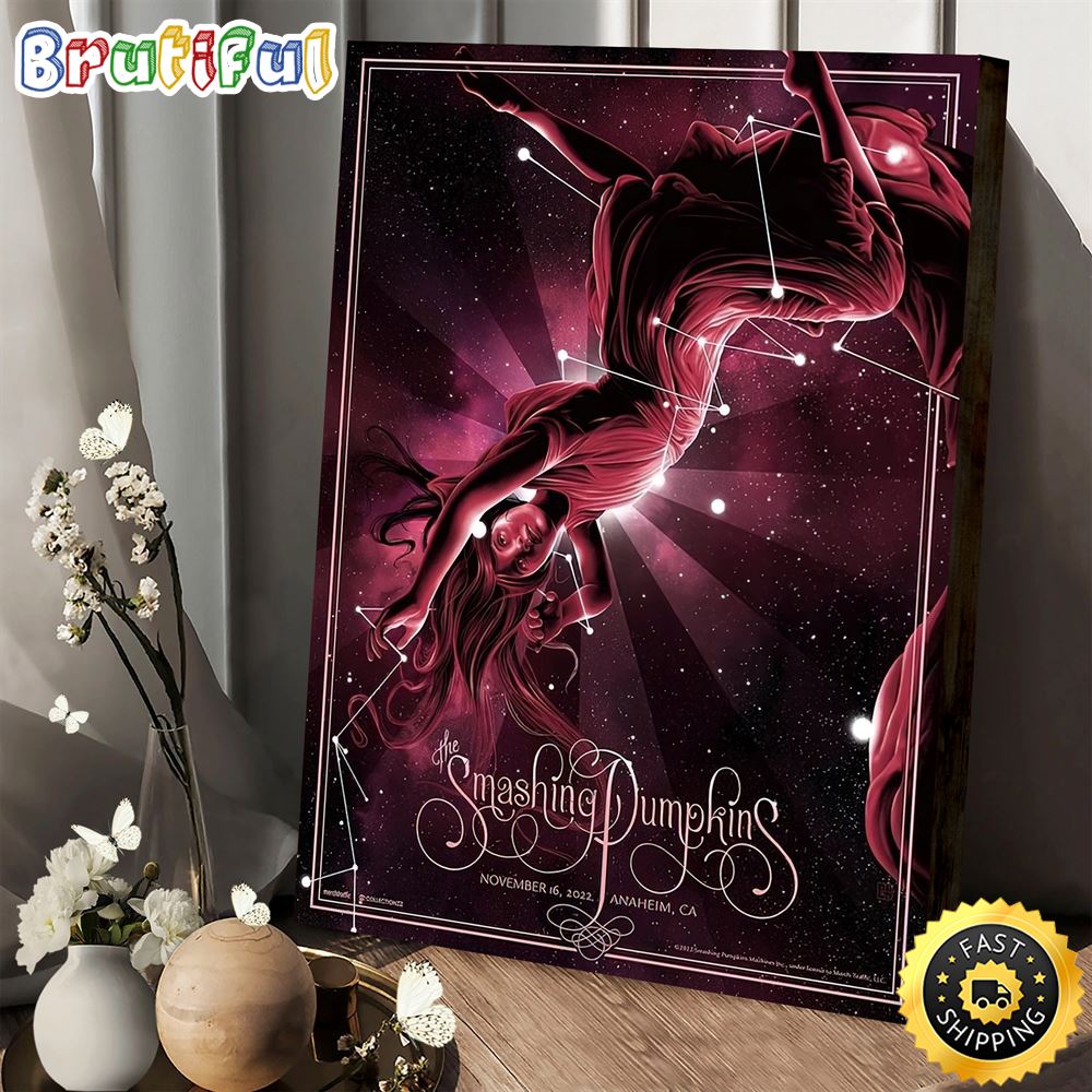 The Smashingpumpkins Tour 2022 November 16th Honda Center Poster Canvas