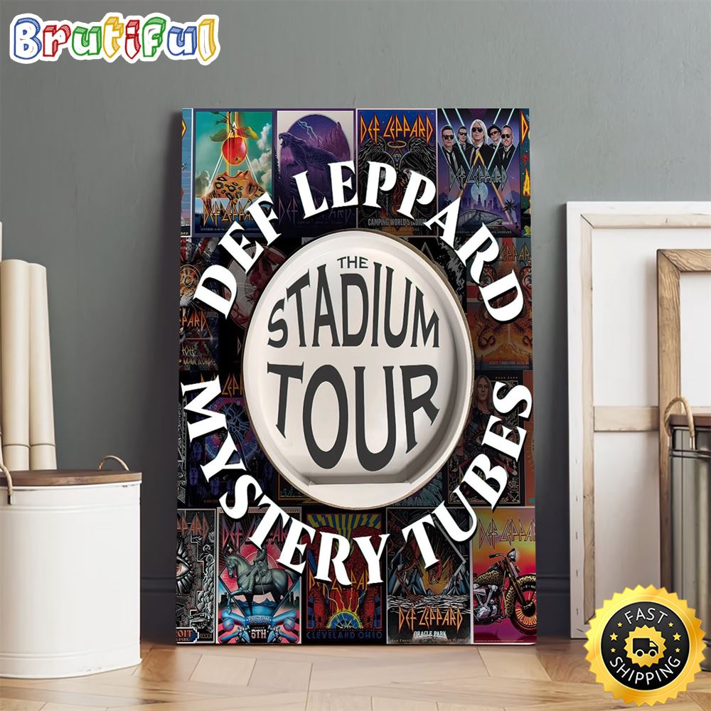 The Stadium Tour Mystery Tubes Tour 2022 2023 Poster Canvas