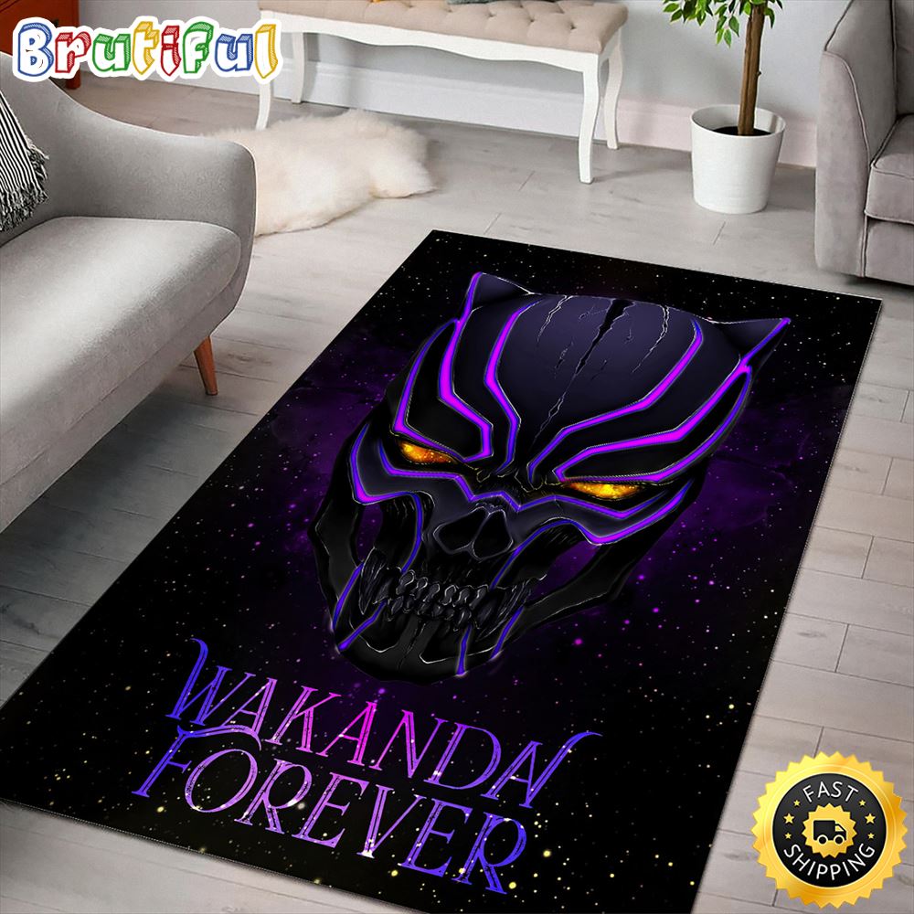 Wakanda Forever Black Panther 2 Marvel Rug