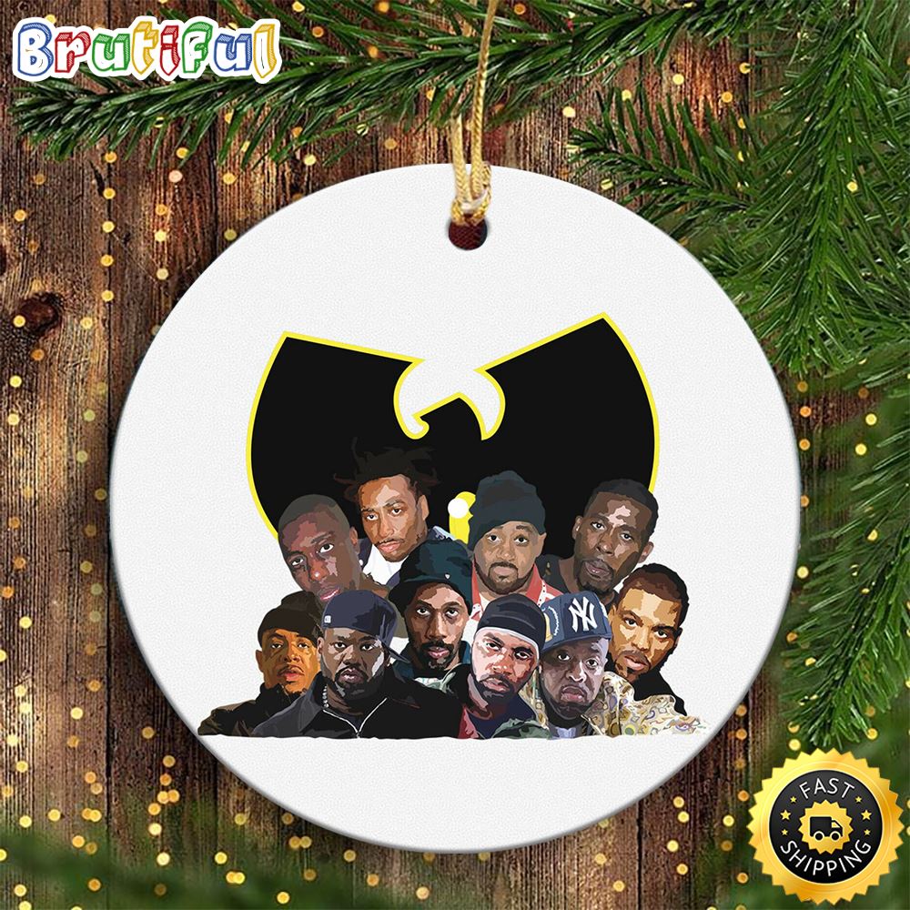 Wu Tang Clan Turntable Slipmat Wu Tang Christmas Ornament