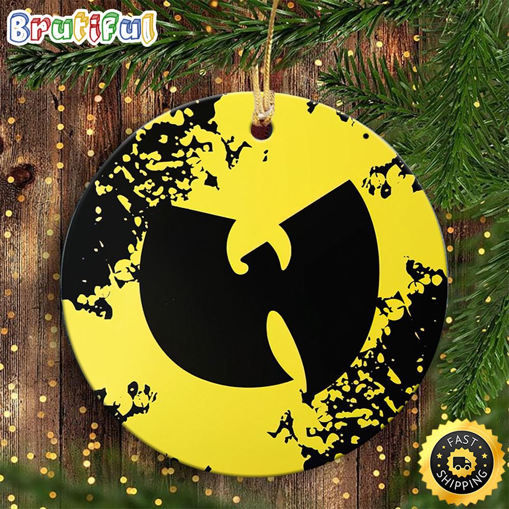 Wu tang Clan Shock Logo Wu Tang Christmas Ornament