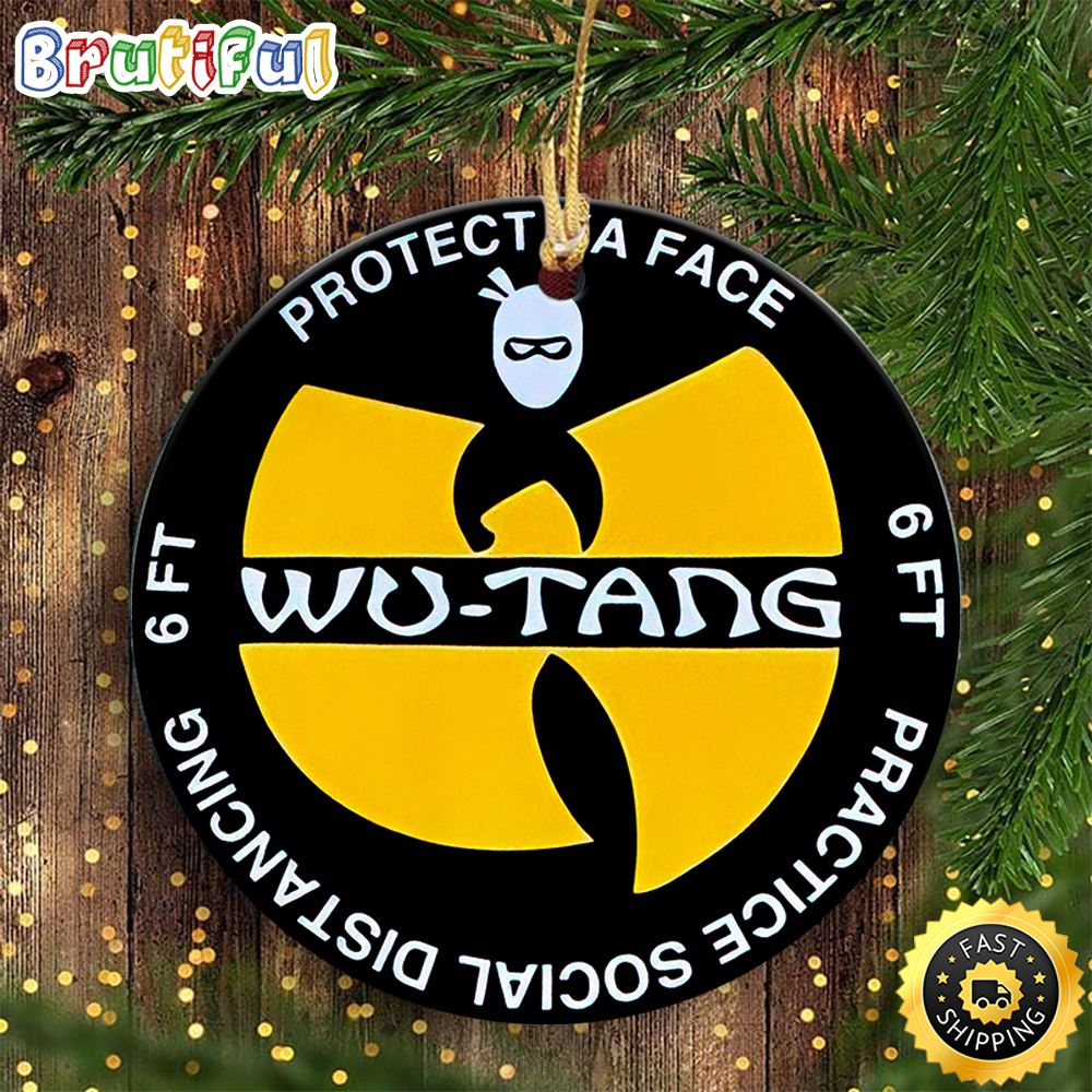 Wu tang Protect Ya Face 6ft Practice Social Distancing Wu tang Ornament