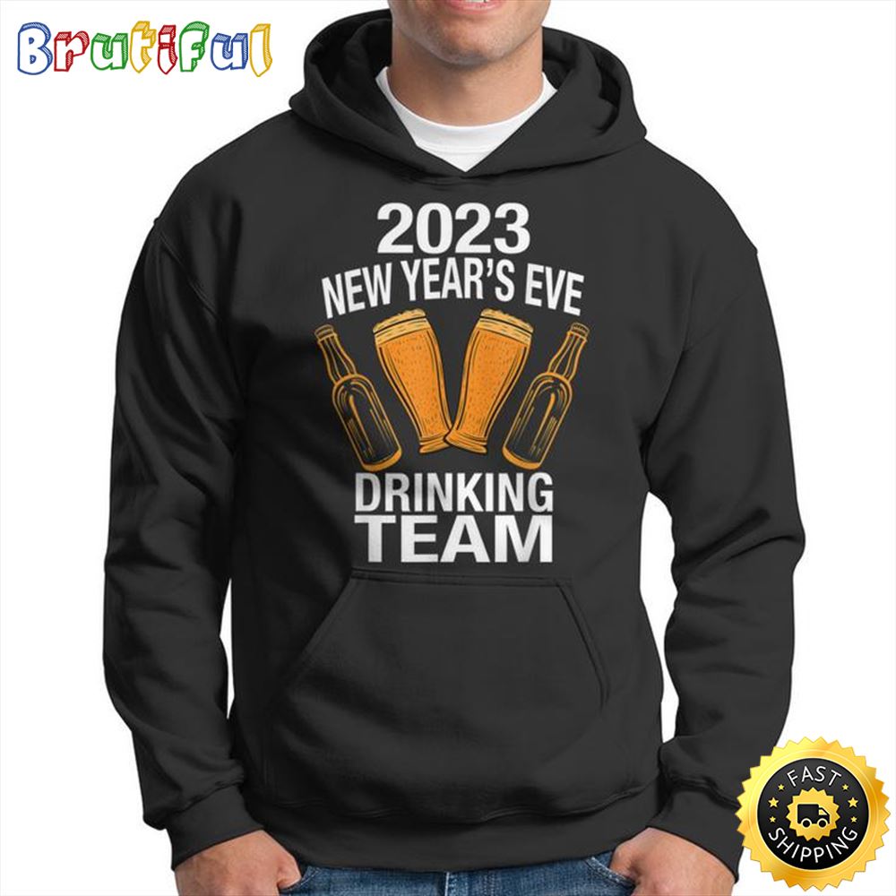 2023 New Years Eve Drinking Team Funny New Years Eve Unisex Basic T shirt 1