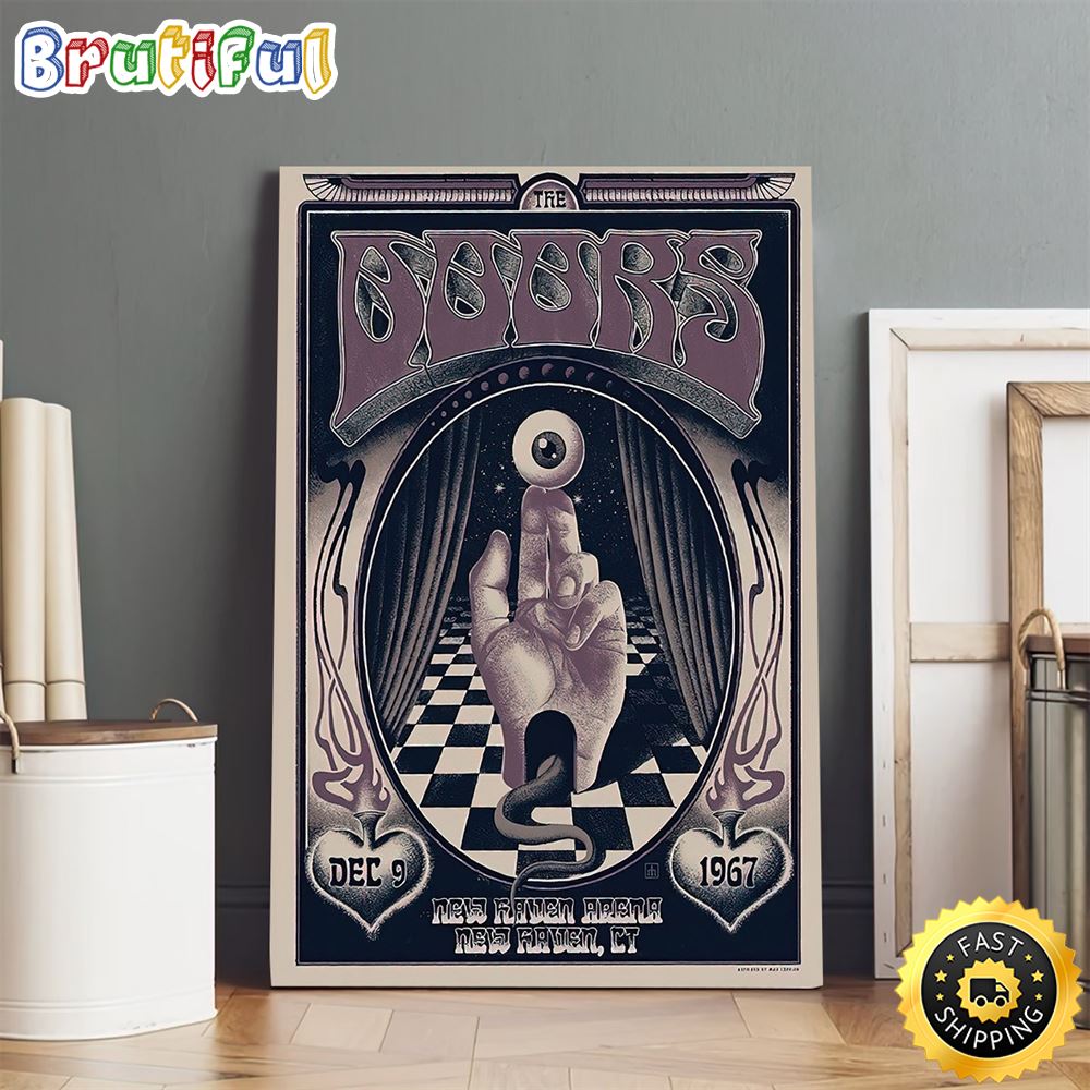 55th Anniversary The Doors Rock Band Members Funny Design Poster