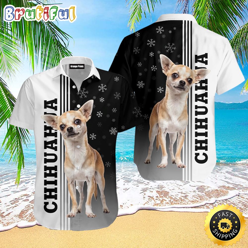 Awesome Chihuahua Dog Hawaiian Shirts Men Dog Hawaiian Shirt Best Gifts For Dog Lovers 1