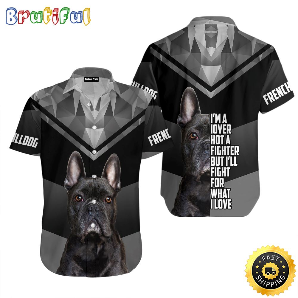 Black French Bulldog Hawaiian Shirts Men Dog Hawaiian Shirt Best Gifts For Dog Lovers 1