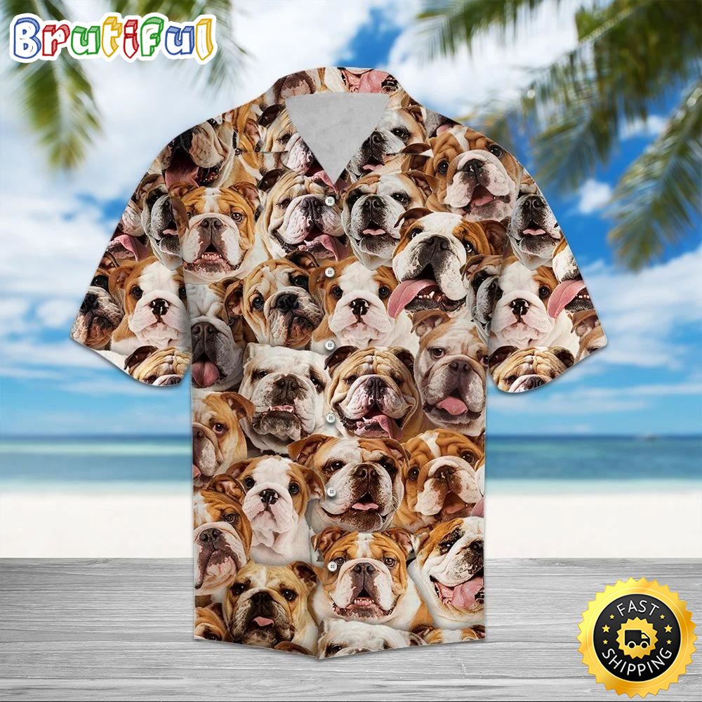 Bulldog Awesome Hawaiian Shirts Men Dog Hawaiian Shirt Best Gifts For Dog Lovers 1