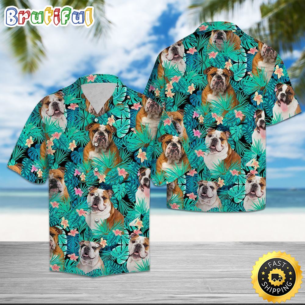 Bulldog Hawaiian Shirts Men Dog Hawaiian Shirt Best Gifts For Dog Lovers 1