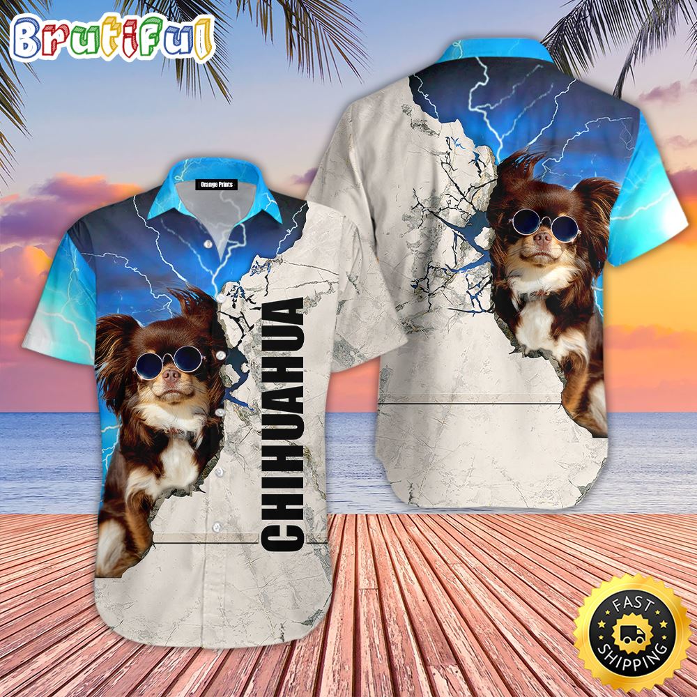 Chihuahua Dog Hawaiian Shirt Hawaiian Shirts Men Gift Ideas For Dog Lovers 1