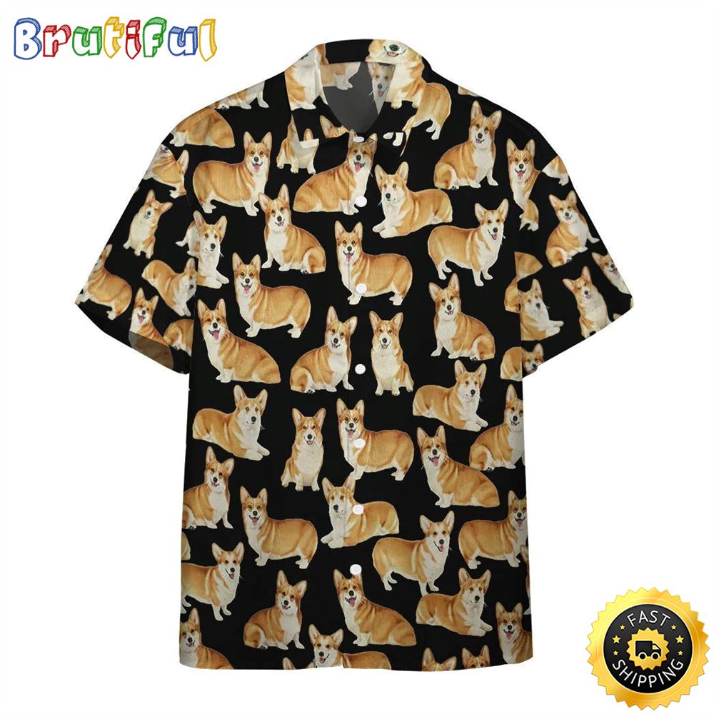 Corgi Dogs Hawaiian Shirts Men Dog Hawaiian Shirt Best Gifts For Dog Lovers 1