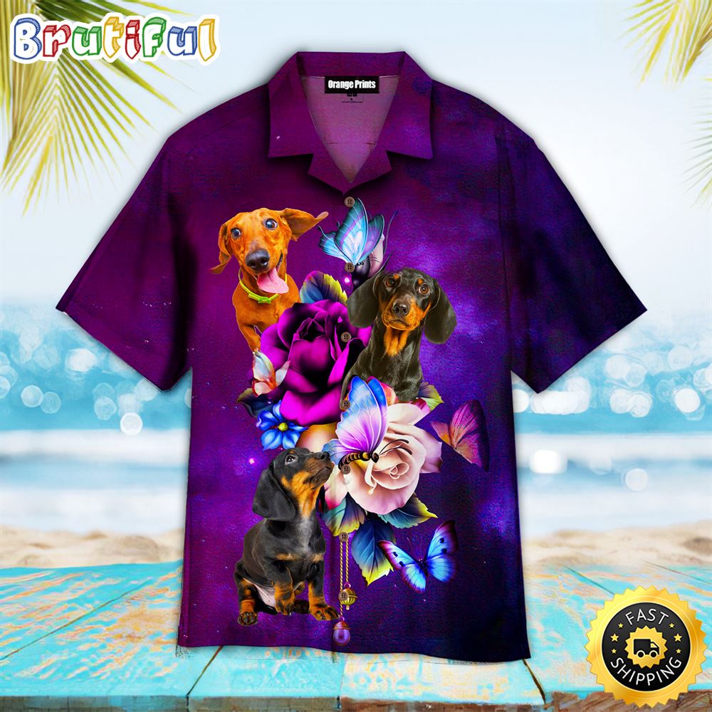 Dachshund Dog Hawaiian Shirt Hawaiian Shirts Men Gift Ideas For Dog Lovers 1