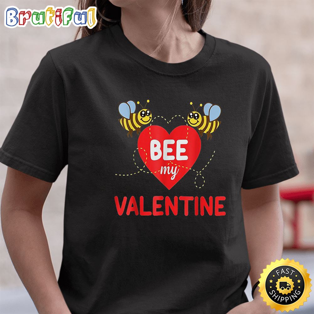 Funny Bee My Valentine Valentines Day Beekeeper T Shirt