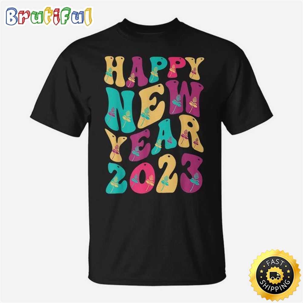 Happy New Year 2023 Eve Celebration Funny 2023 T shirt Graphic Unisex Tee 1