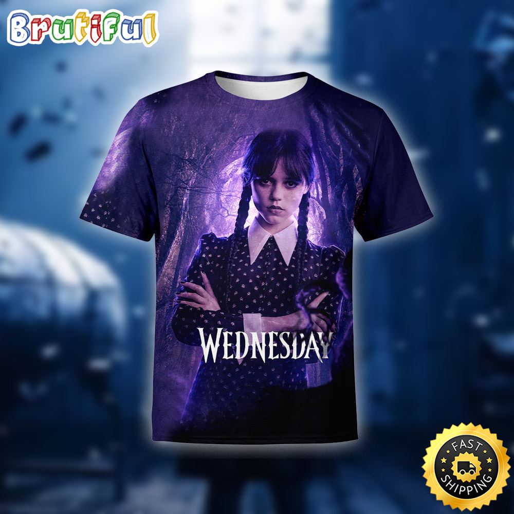 It Is Wednesday Addams Premium T shirt 3D All Over Print Shirts
