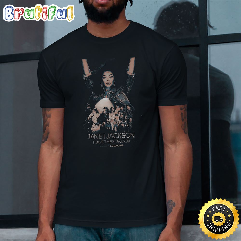 Janet Jackson Announces 2023 Together Again North American Tour 2023 T shirt