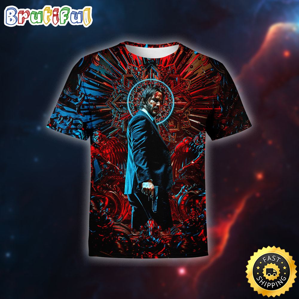 John Wick 3 Poster All Over Print Shirt