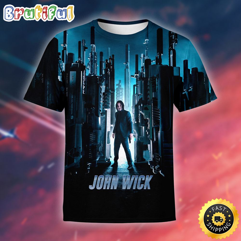 John Wick Chapter 4 No Way Back One Way Out 3d T Shirt All Over Print Shirts