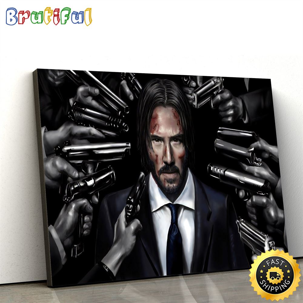 John Wick 2 poster canvas