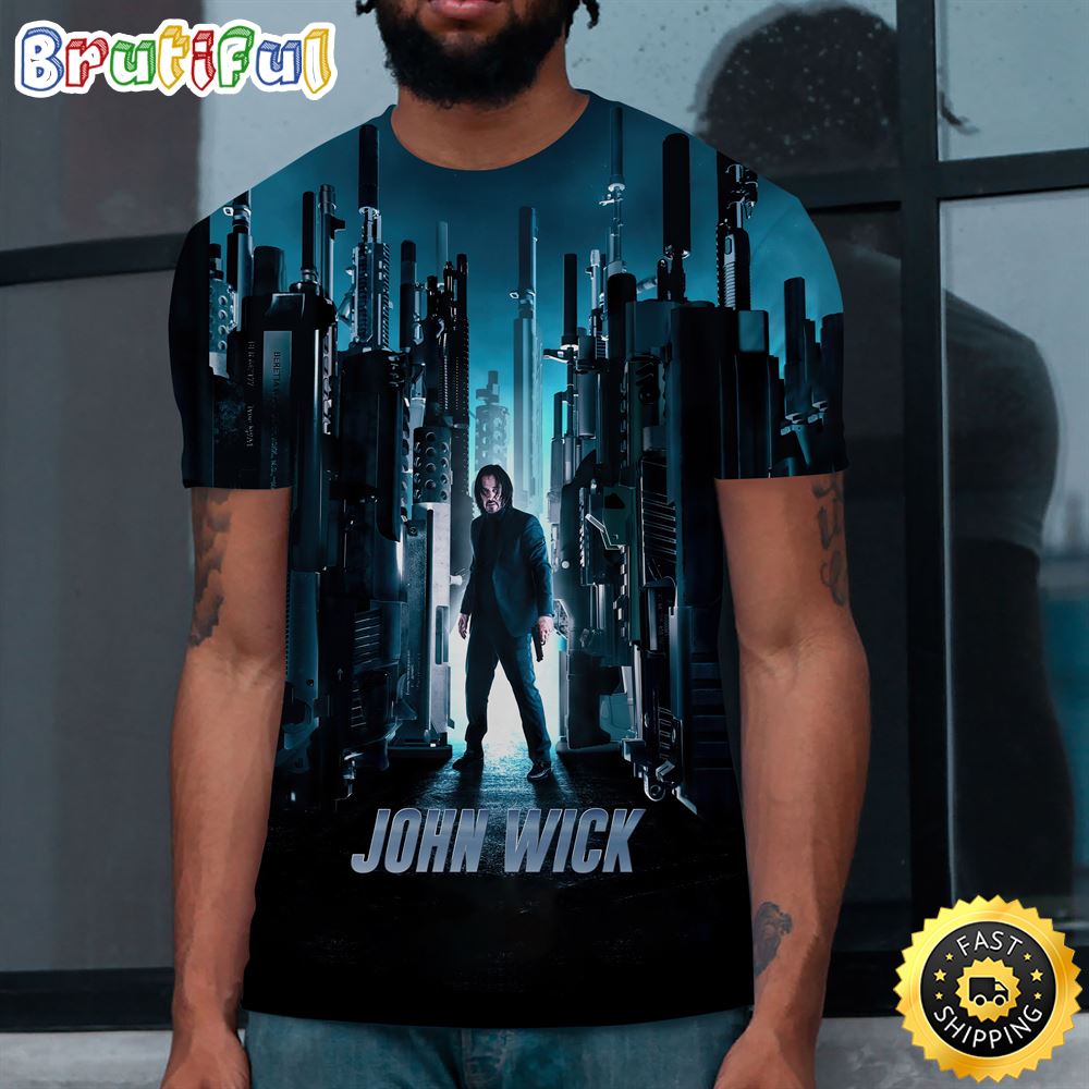 John Wick Chapter 4 No Way Back One Way Out 3d T Shirt All Over Print Shirts