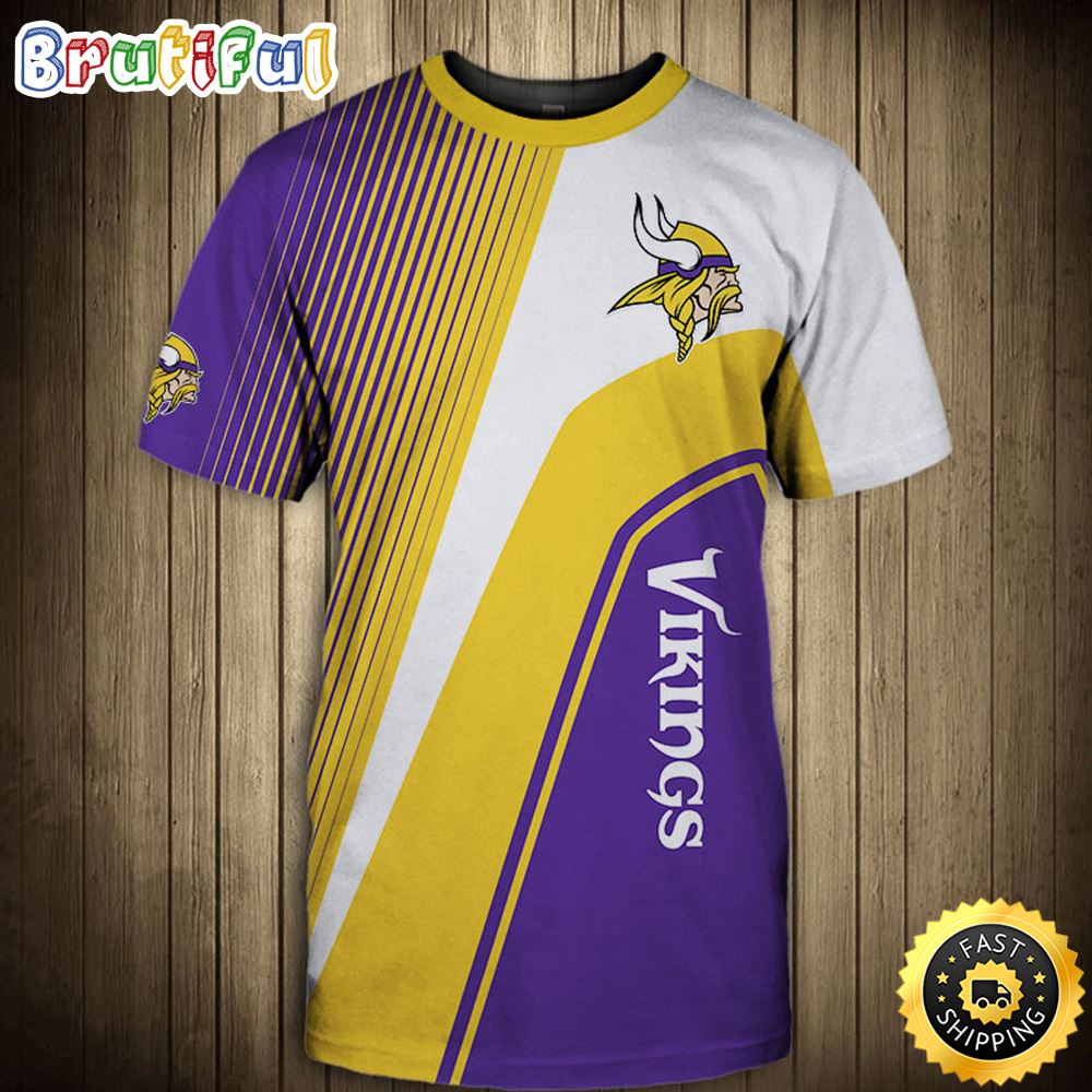 N.F.L.Minnesota Vikings Team Tees 3D T shirt All Over Print Shirts