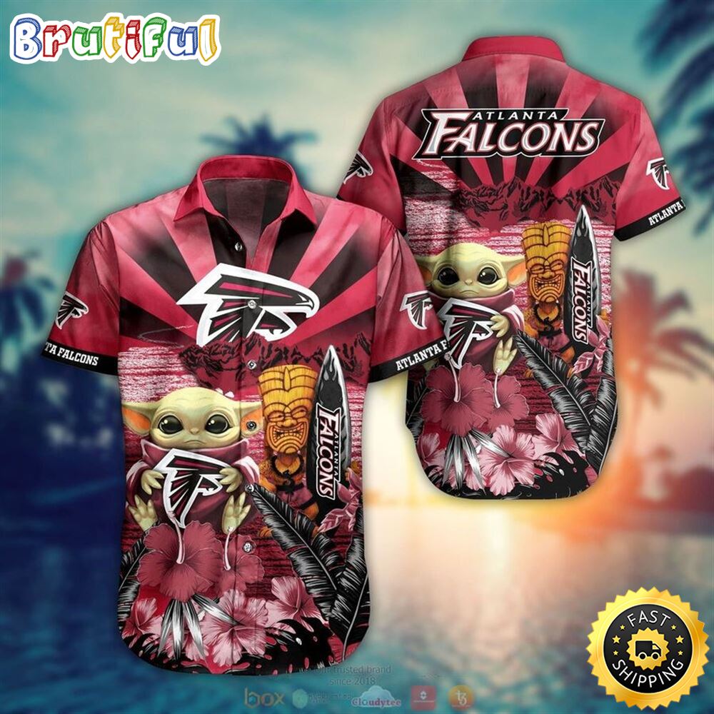 NFL Atlanta Falcons Baby Yoda Hawaiian Shirt
