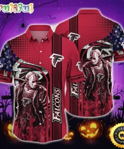 NFL Atlanta Falcons Halloween Jason Voorhees Hawaiian Shirt