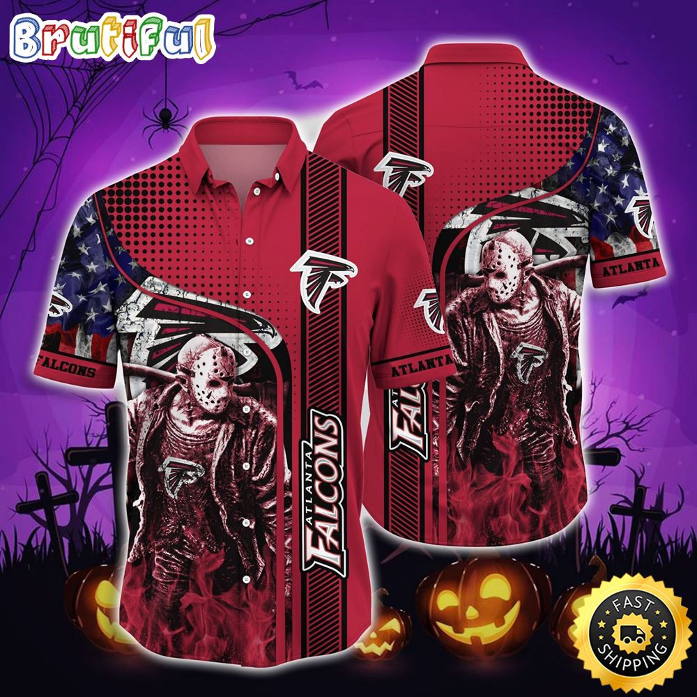 NFL Atlanta Falcons Halloween Jason Voorhees Hawaiian Shirt
