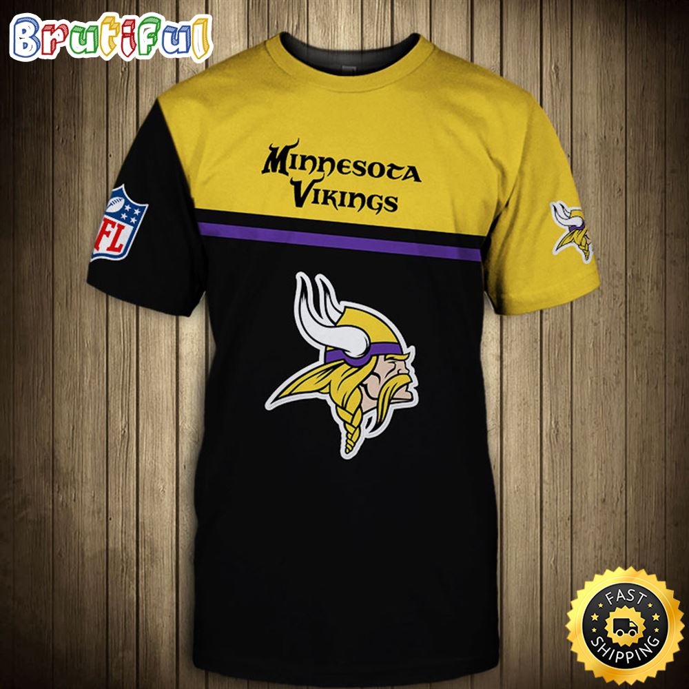 NFL Minnesota Vikings Team Game Day Tees 3D T shirt All Over Print Shirts