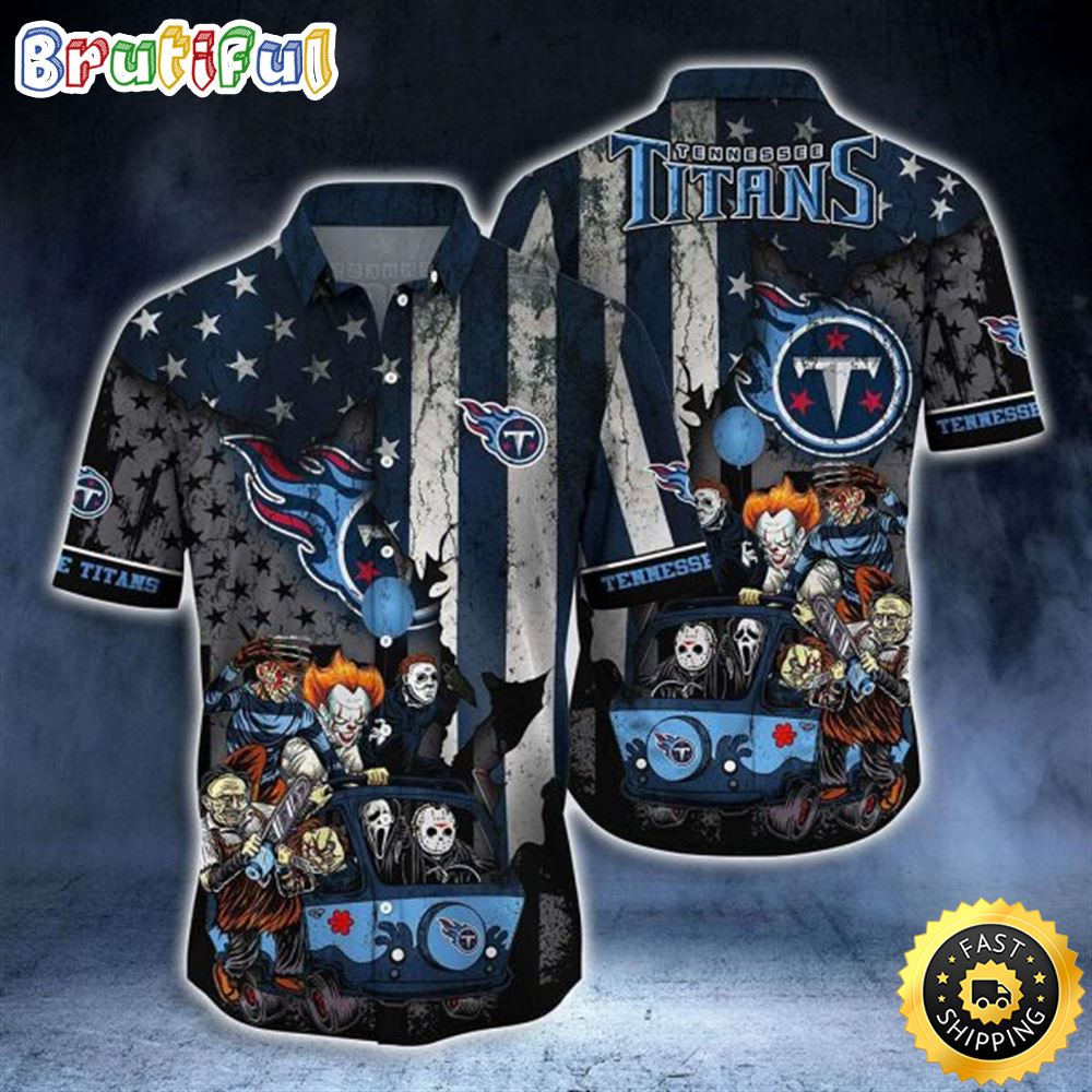 NFL Tennessee Titans Halloween Hawaiian Shirt