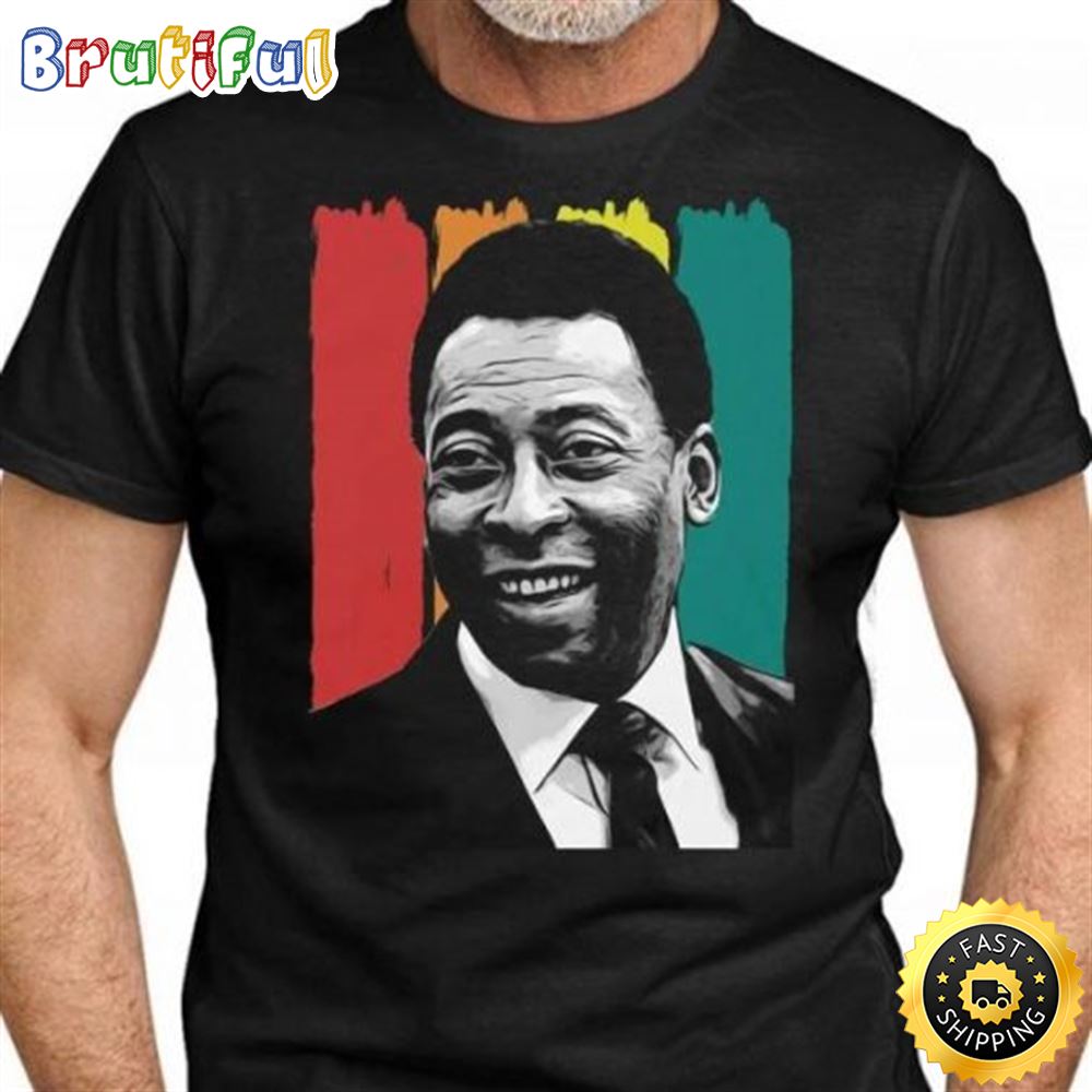 Rip Pele Art Thank You King Football Pele Player Soccer Unisex Tee T Shirt