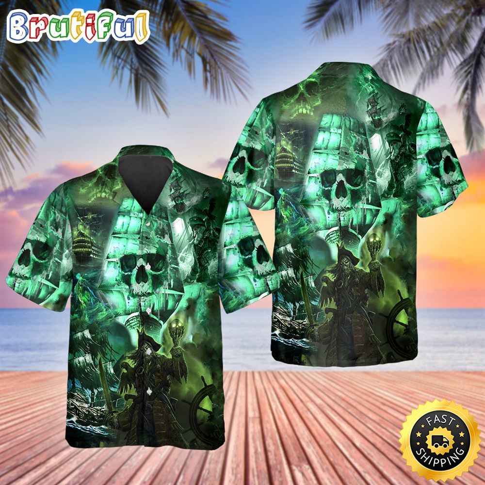 Skull Pirates Legend Hawaiian Shirt Hawaiian Shirt For Men Best Hawaiian Shirts 1