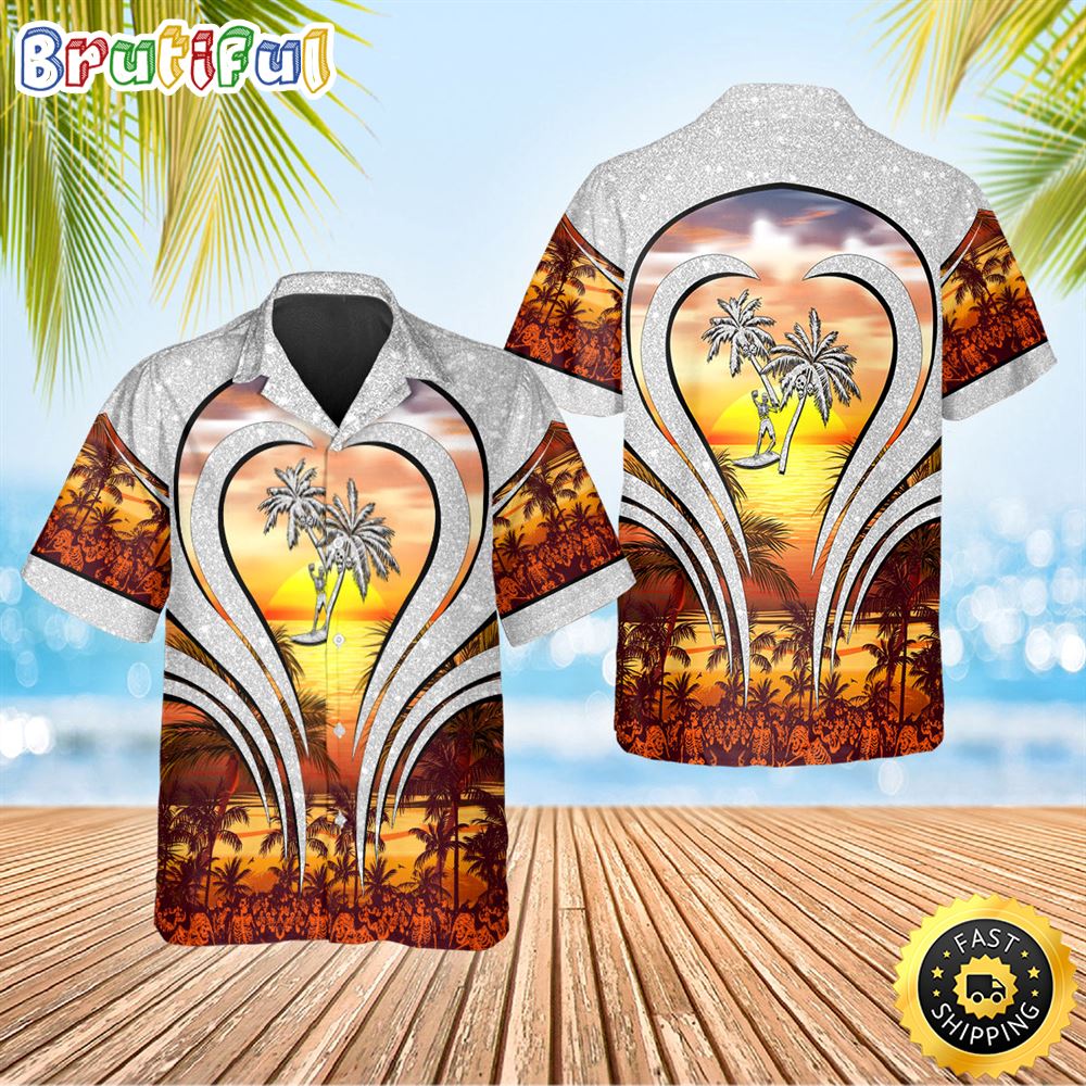Sunset Beach Coconut Tree Skull Hawaiian Shirt Hawaiian Shirt For Men Best Hawaiian Shirts 1
