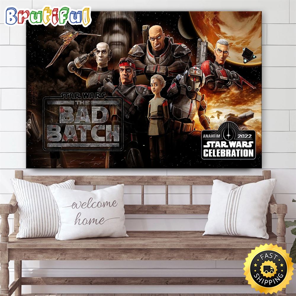 The Bad Batch Season 2 Future Of The Force Canvas Poster1