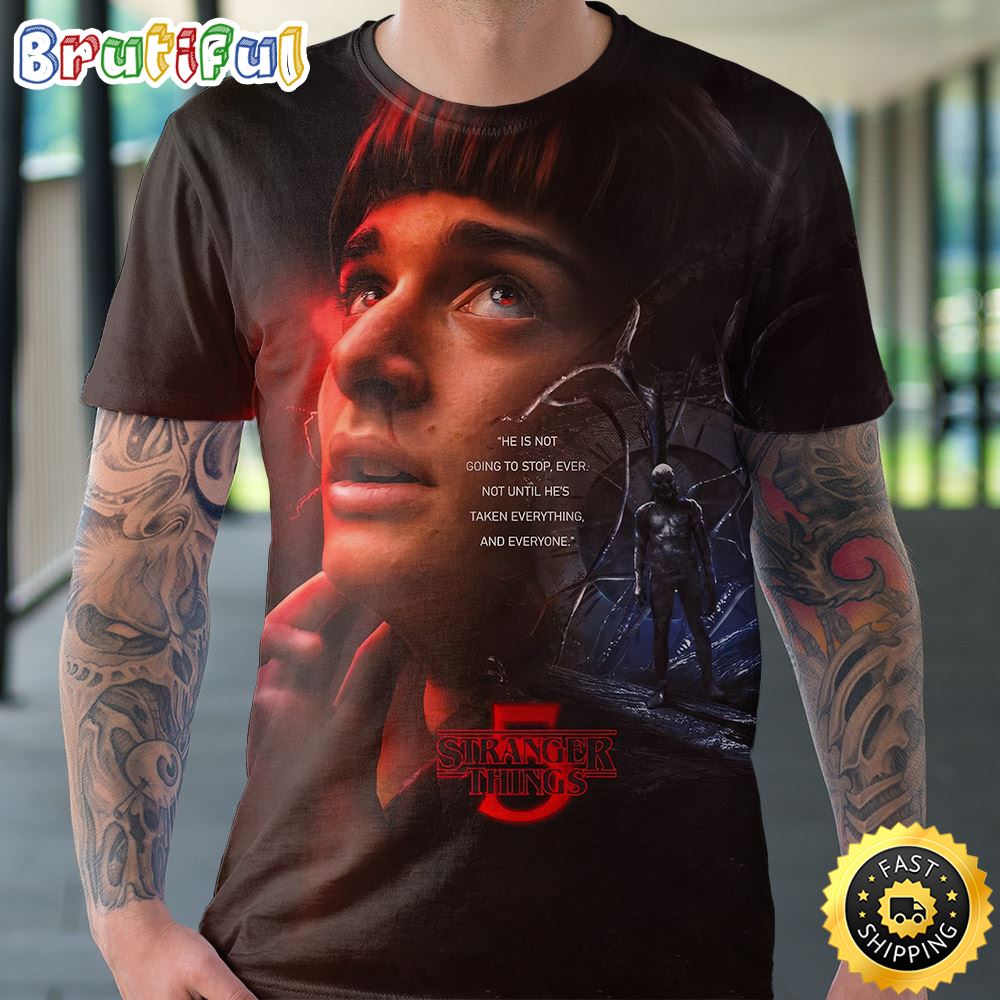 Tranger Things It s Not Over Yet Season 5 2024 T Shirt All Over Print Shirts