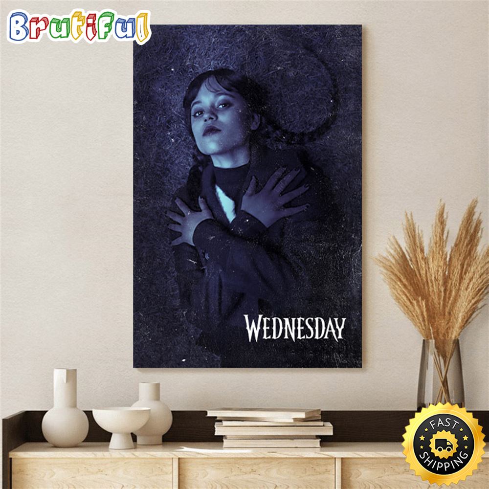 Wednesday Addams Jenna Ortega Poster Canvas