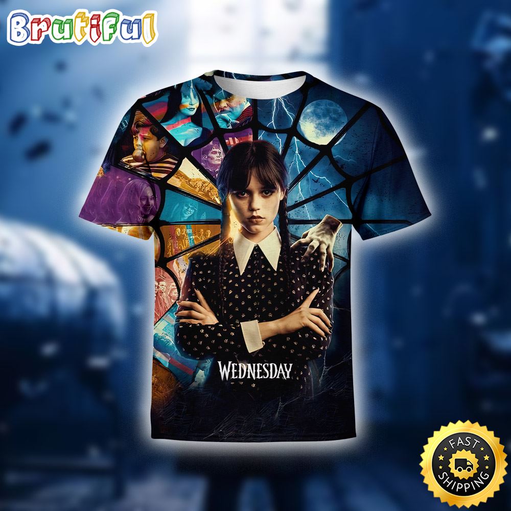 Wednesday Addams New Version 2022 Unisex T Shirt 3D All Over Print Shirts