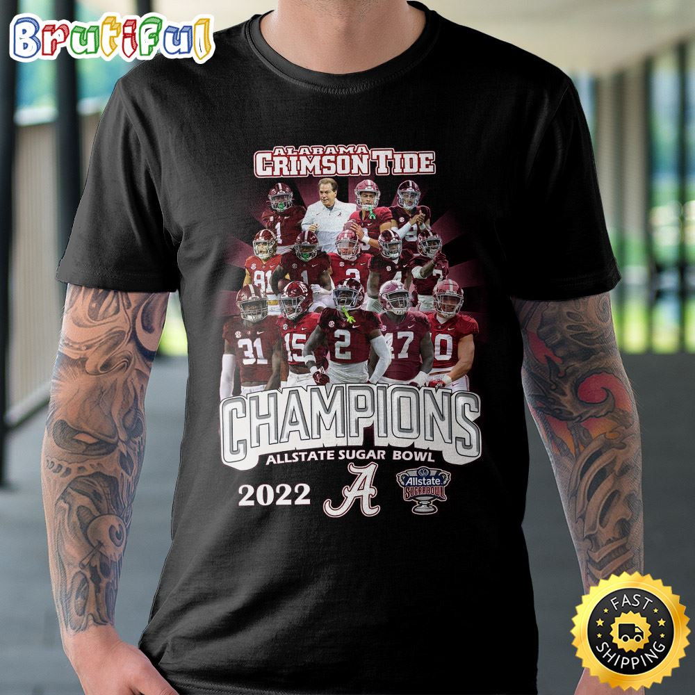 Albama Crimson Tide Champions Allstate Sugar Bowl Unisex T Shirt