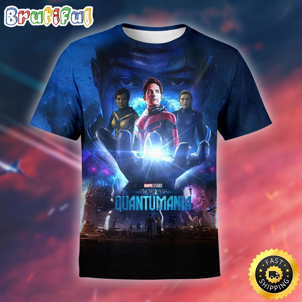 Ant Man And The Wasp Quantumania Marvel Studios Poster All Over Print Shirt 1