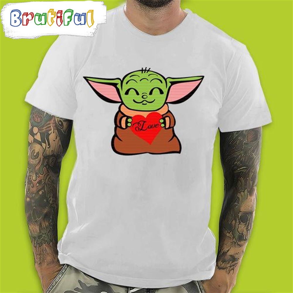 Baby Yoda Hug Love Heart Valentine s Day T Shirt