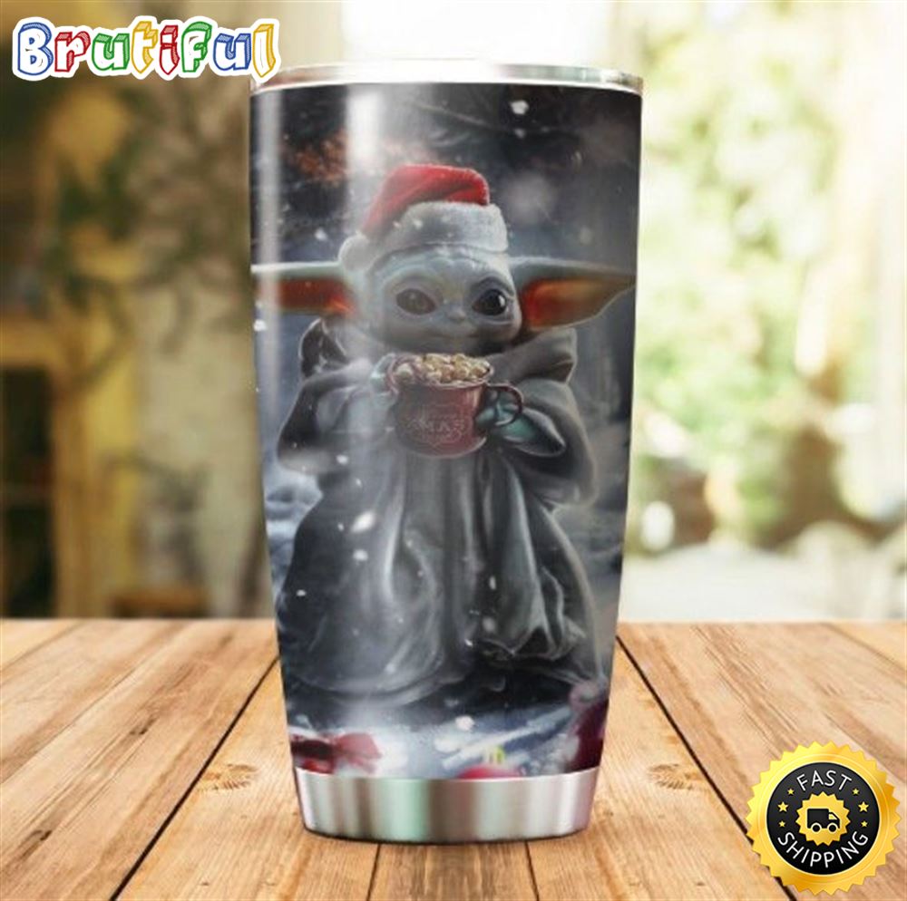 Baby Yoda Winter Gift For Lover Day Travel Tumbler