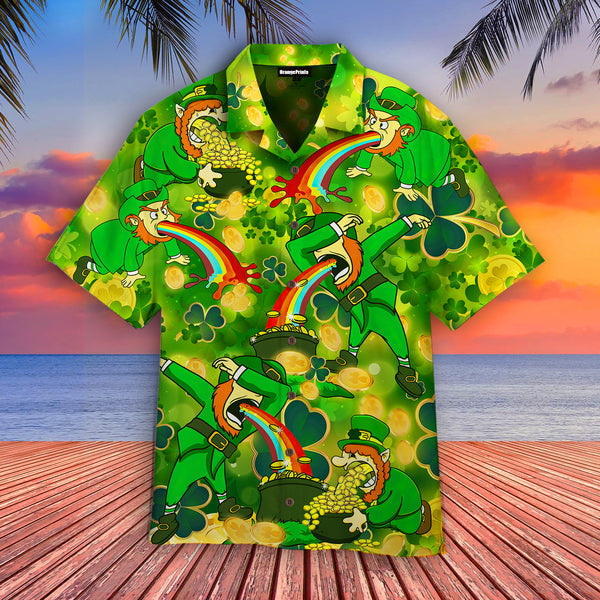 Funny Leprechaun St. Patrick s Day Aloha Hawaiian Shirts Patricksday Gifts Aloha Hawaiian Shirts 1